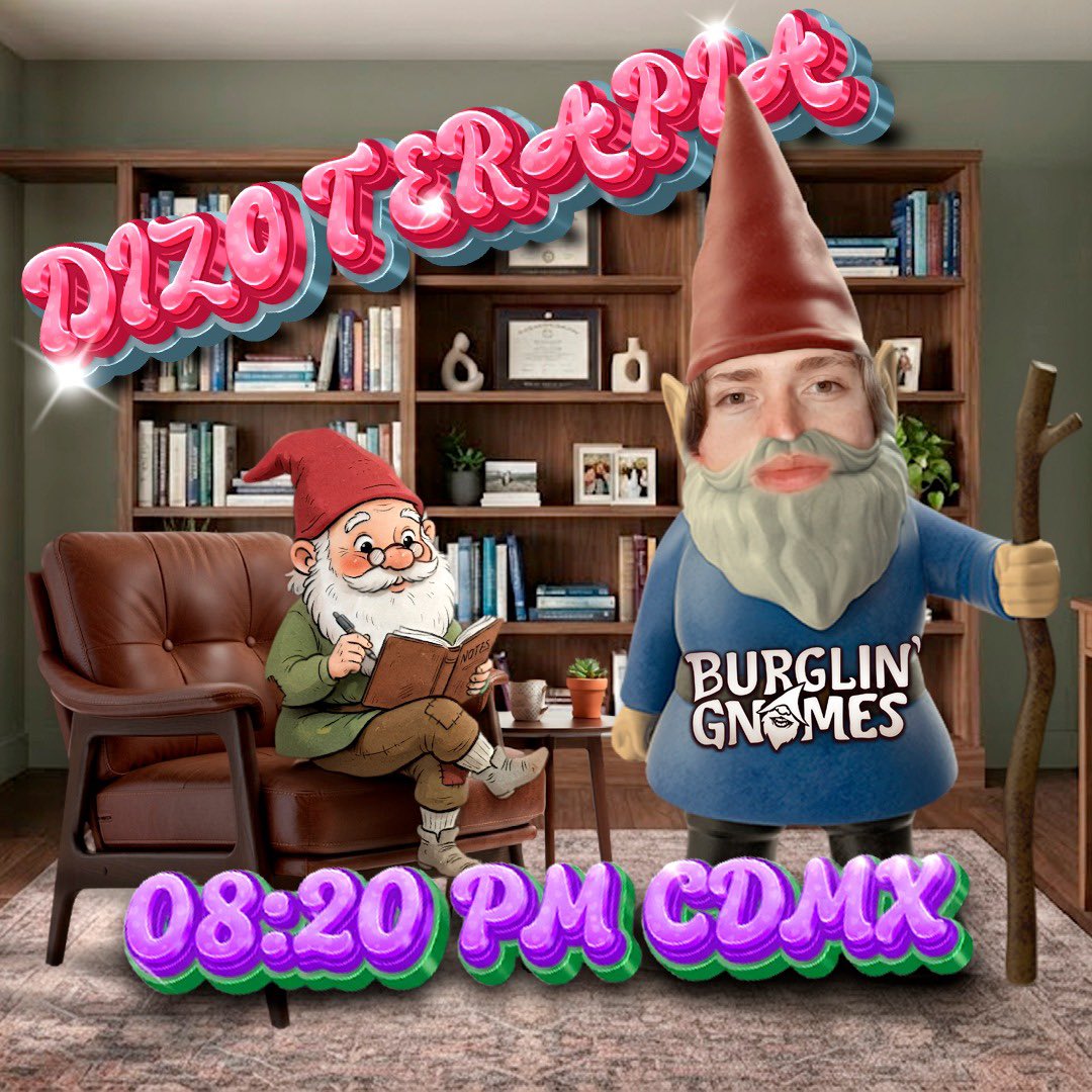 ElDaizo's tweet photo. ¡Es hoy! 08:20 pm CDMX
Regresamos a los stream con el CHADCITO 🤓
Dizoterapia y juego de Gnomos 🥳 vamos a ponernos al día 🥸 tengan listas sus anécdotas y estén listos para pasar a exponer 👴🏻🙌🏻

https://t.co/AzYNL6XRlp https://t.co/eHDqDZGu8N