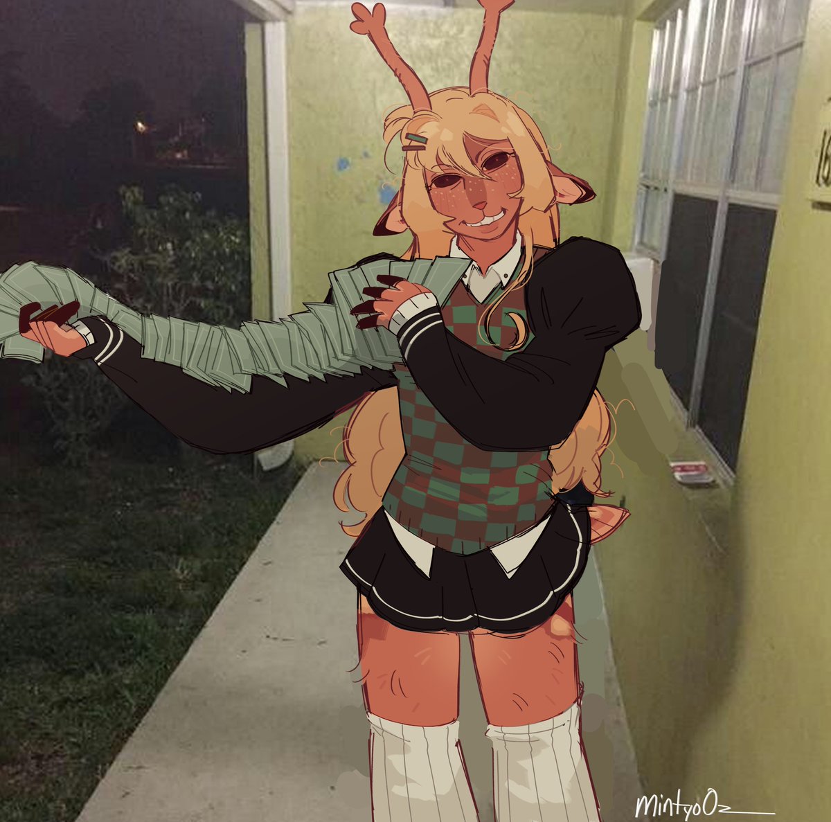 mintyo0s's tweet photo. beware of the doe who speaks dough
#deltarune #noelleholiday https://t.co/c5sa4yjFGX