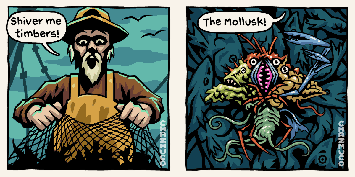 chazmuco's tweet photo. The Mollusk🐚 https://t.co/zptRppwkVK