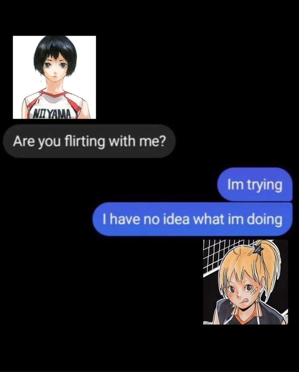 volleyachi's tweet photo. this is canon to me #haikyuutwt https://t.co/nuxFPpLDwa