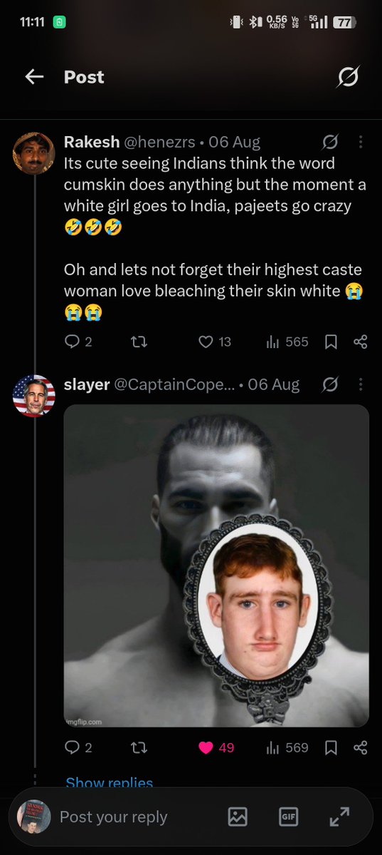 whitecopdex's tweet photo. @MrSaaar @imsunflower404 @ghostfold123 @RAWigger 🤡 https://t.co/bJ6fhkc8aK