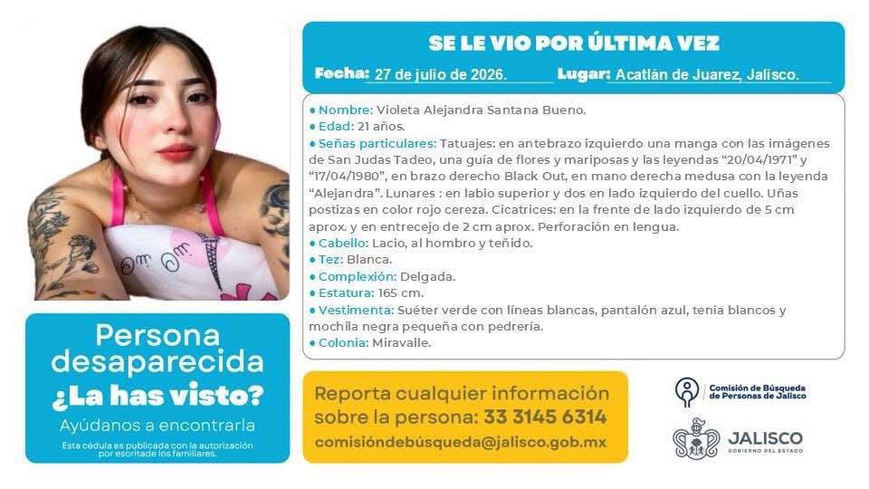 Trafico_ZMG's tweet photo. 🔎 Continúa la búsqueda de Melissa y Violeta. Compartimos nuevamente sus fichas de búsqueda para ayudar a que la información llegue a más personas.

Cualquier dato que pueda contribuir a su localización, repórtalo a las autoridades. 🙏
#ServicioSocial #TráficoZMGPeriodismoCiudadano