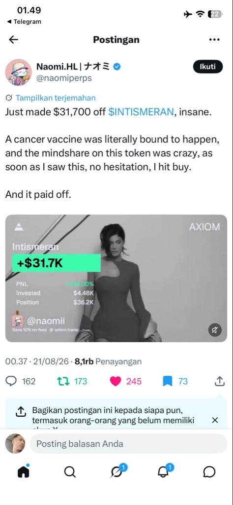 Ahmaddendrao's tweet photo. @SwazySol done swazy

x thank youu serr

HJxDo1UbytCGGV8y4FXant7w7ehRZ3NeCfAqQvaNrh2R https://t.co/49tyjzLTQy
