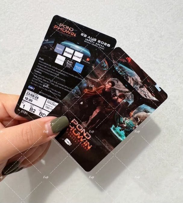 shakira3W's tweet photo. POND PHUWIN SPACE SOUL-DYSSY CONCERT
🎫 Tickets Available for Reservation
💺 Zone A3 • Zone B2 • Zone SC
Consecutive Numbering and Adjacent Seats
#PondPhuwin #PondPhuwinConcert #GMMTV #TPOP #TPOPConcert #韓国アイドル #韓国コンサート #タイコンサート #チケット代行 #チケット販売 https://t.co/d1iEfTLs4H