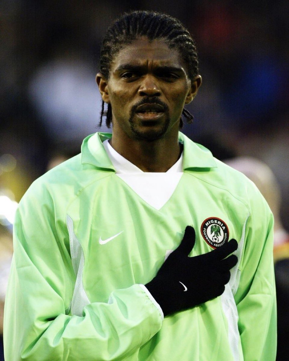 UTDlakin's tweet photo. Greatest Nigerian footballer, the legend, Nwankwo Kanu https://t.co/b9jaB9xRbh