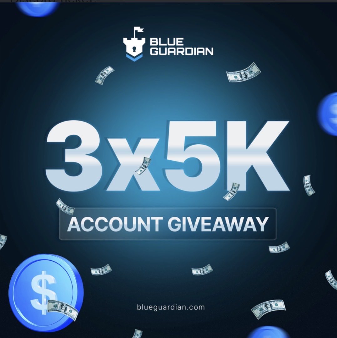 ABFXKILLER's tweet photo. 🎁 GIVEAWAY🎁
 3X 5k account

Rules:
1️⃣ follow @BlueGuardiancom
@ABFXKILLER @GuardianTvLive @GuardianFutures 

2️⃣ Like Retweet and Tag 2 friends

3️⃣ Also follow
@Oshoktrader @SarkiTutorial @AfaaqFx @ibnmuax_fx @Aeroonfx @ISP_TRADER @pleasurestack @inuson_xx @Zaksfx12

4. https://t.co/NkWAm5iY6R

Winners in72H