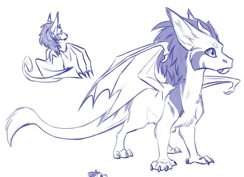 VoiceOf_Dragons's tweet photo. She got lil peets and a pouch 🐉 🐈️ 
#dragons #dragonart https://t.co/yiVkNZtmMt