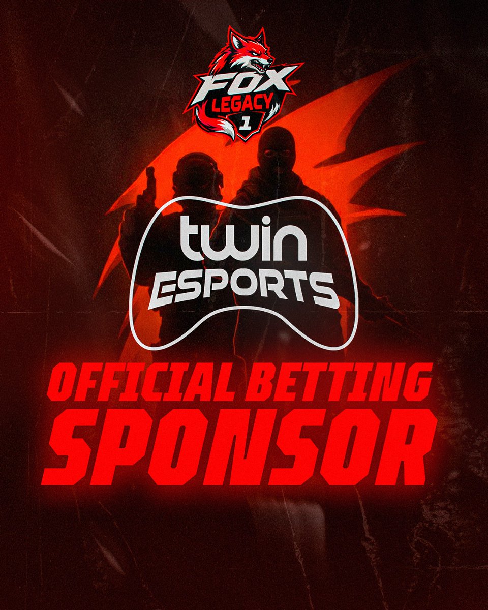 foxlegacycup's tweet photo. Legacy is never built alone.

We're proud to welcome @Twin_Esports as the official betting partner of the FOX Legacy #1! 🤝

🔞 18+ only. Gamble responsibly. https://t.co/aBTmopclPJ