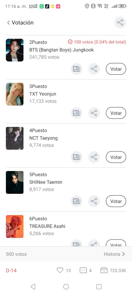 yanethope1jg7's tweet photo. Mis votos💜 https://t.co/ALFahpdIFY