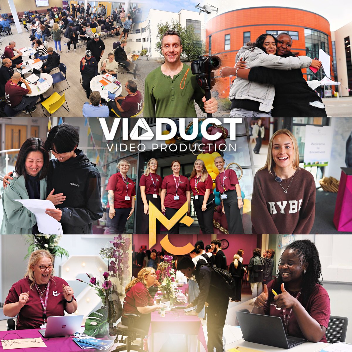 ViaductVideo's tweet photo. Thursday at Macclesfield College capturing the emotion of enrolment. Good luck young people. #lovewhatyoudo #enrolment #educacion #college #FutureReady #LearningJourney #ResultsDay #NextChapter #nextlevel https://t.co/mbqEaC3g2w