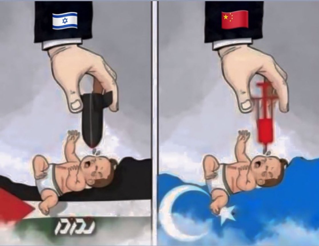 Uyghur_Report's tweet photo. Doğu Türkistan ve Filistin insanlığın nöbet yeridir! 

#DoğuTürkistan #Filistin https://t.co/84GFIYAC9r