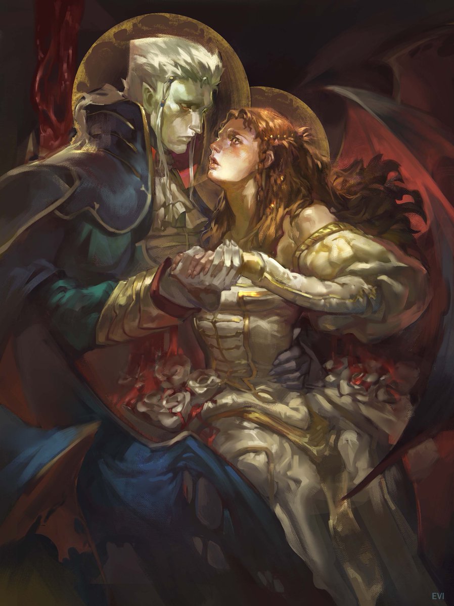 Buka_ART's tweet photo. would you die tonight for love?🥀
#vampirehunterd https://t.co/0Lv87WUHIy