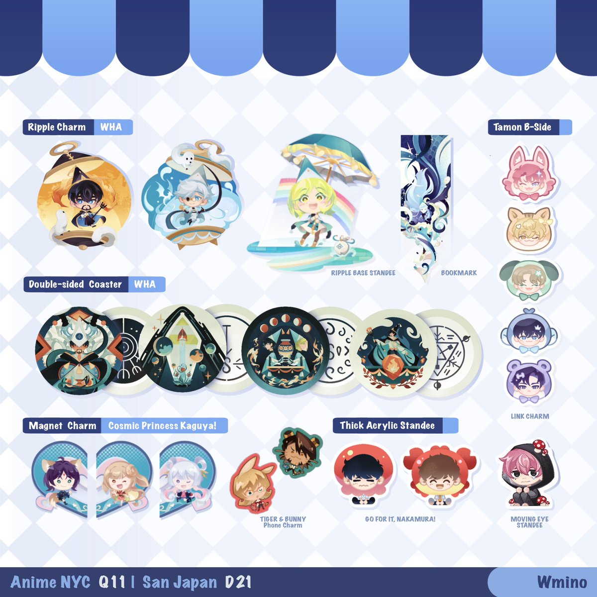 wminnnnno's tweet photo. ✨NEW CATALOG DROP for
#animenyc &amp; #sanjapan✨
I'll be at #anyc2026 and #sanjapan2026 this fall! Will also be celebrating my birthday on the trip!! Hope to see everyone there! (1/2) https://t.co/0B8O1zcI9o
