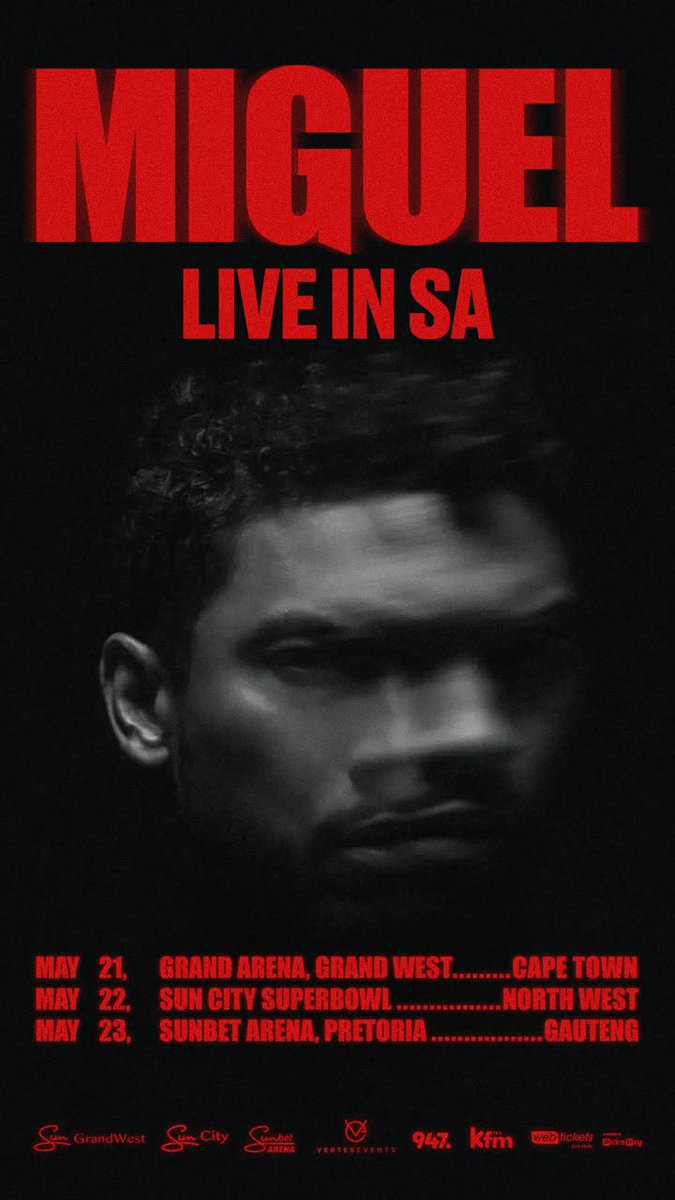 stjompeee's tweet photo. Miguel in South Africa ? we WILL be there ! https://t.co/CogBjjQhHE