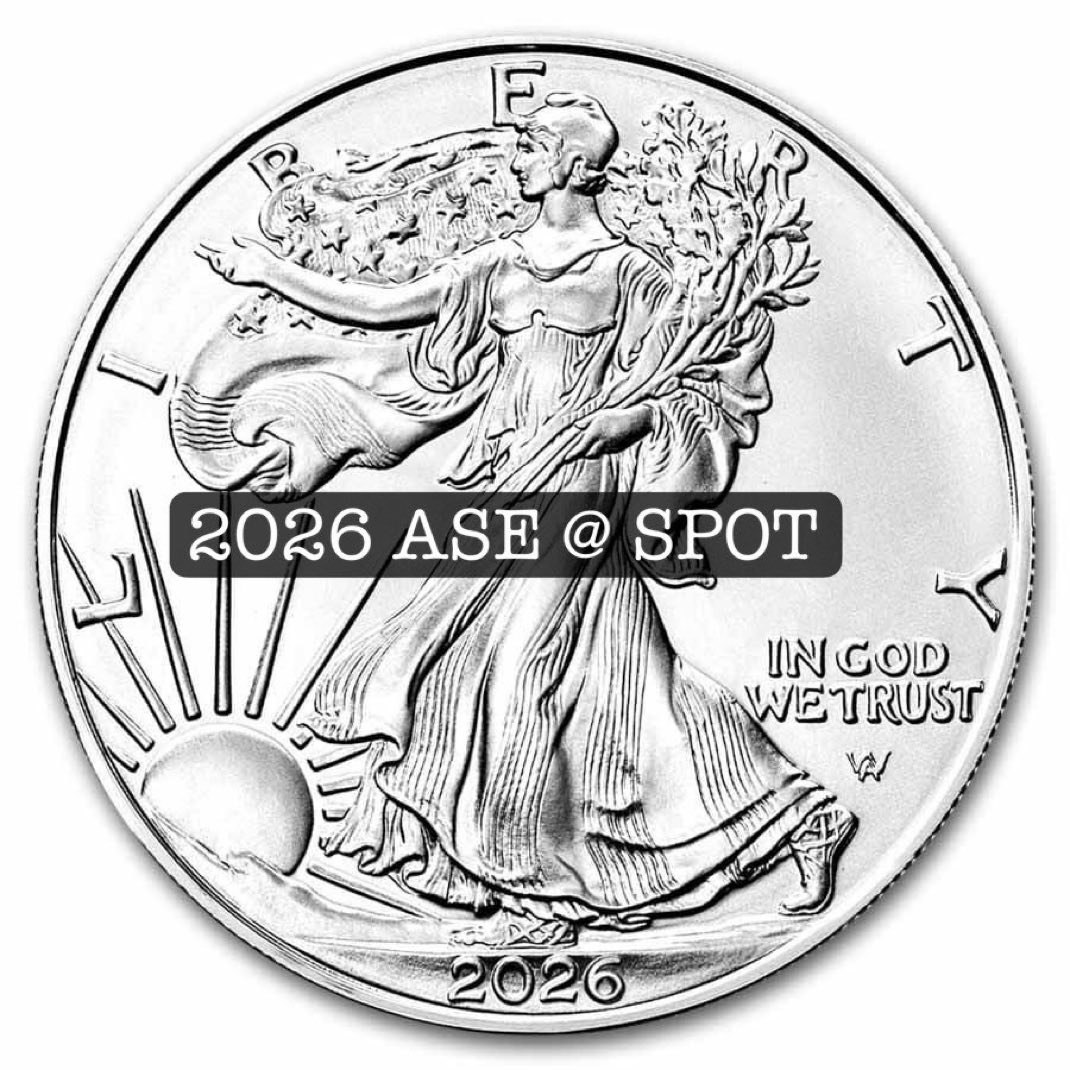 SilverDegen's tweet photo. Tonight @Summit_Metals is selling ASE’s at spot with FREE SHIPPING exclusively on WhatNot.

If you want an invitation to this private show comment below 👇 https://t.co/ipcf9kaxme