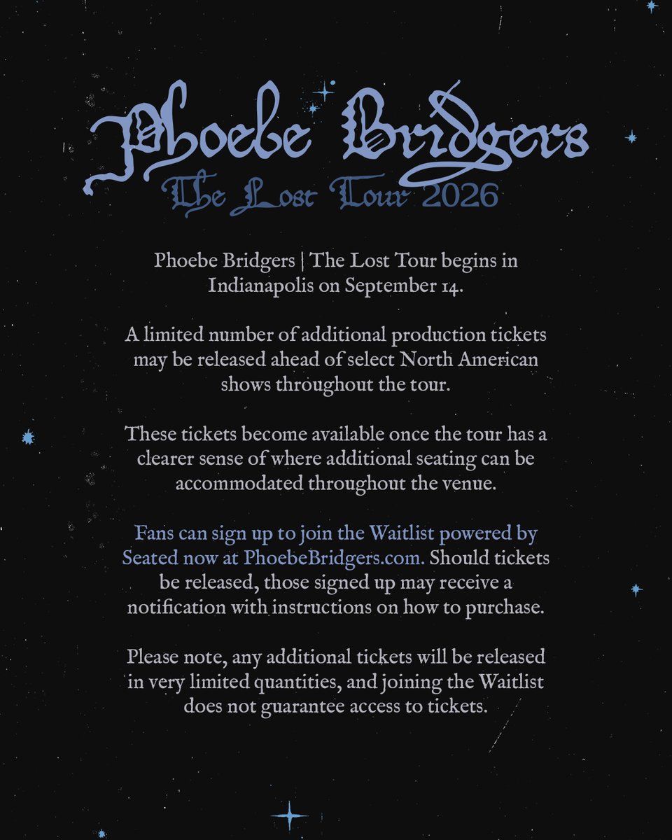 tdgarden's tweet photo. Sign up for the Phoebe Bridgers waitlist: https://t.co/eMviBphx5Y https://t.co/uqhfepqqvU