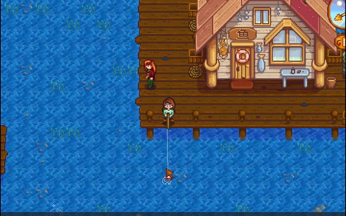 ft05720328's tweet photo. Just wrapped up a chill evening of stardew valley fishing—caught a 5lb rainbow trout, now off to bake some berry pie before bed! https://t.co/ZudCMWATLB
