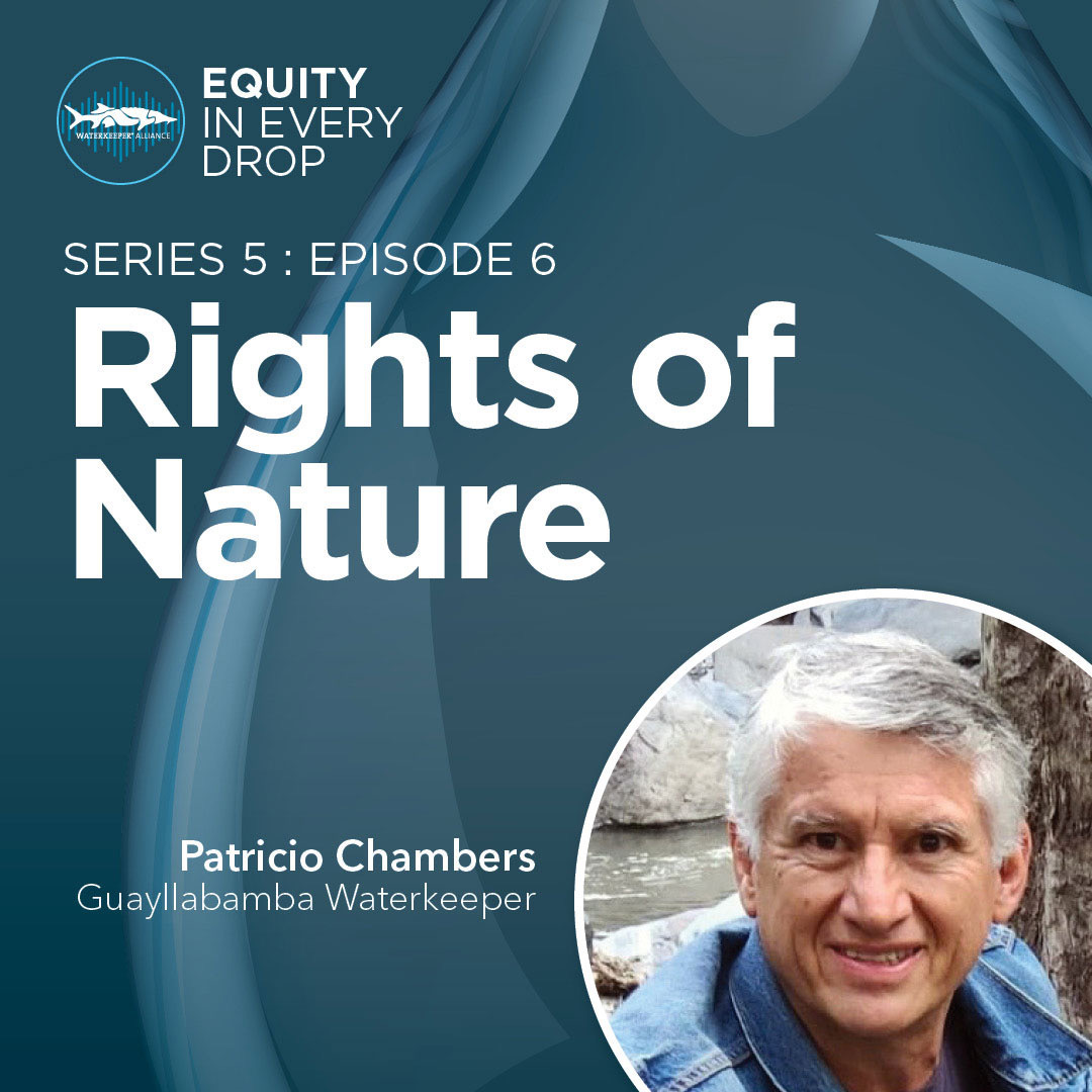 Waterkeeper's tweet photo. On the latest episode of Equity In Every Drop, we hear from Patricio Chambers of Guayllabamba Waterkeeper in #Ecuador, who discusses his family’s multi-generational commitment to ecological restoration, as well as the larger ‘rights of nature’ movement that has taken hold in Ecuador. Listen to the full episode here, or wherever you get your #podcasts!

https://t.co/QcgoDPNbOI