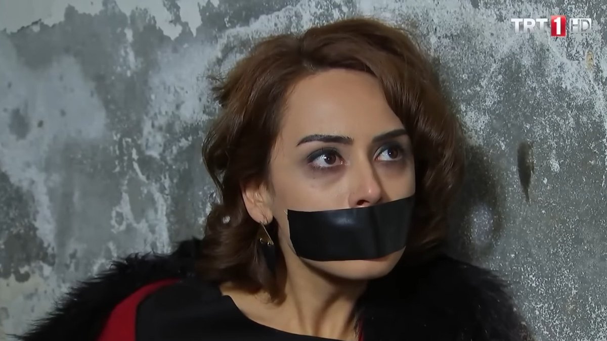 SupermoKhai's tweet photo. Ezgi Baran tied up and tape gagged - Adini Sen Koy Episode 162 (2) https://t.co/AmSfiUsFsA