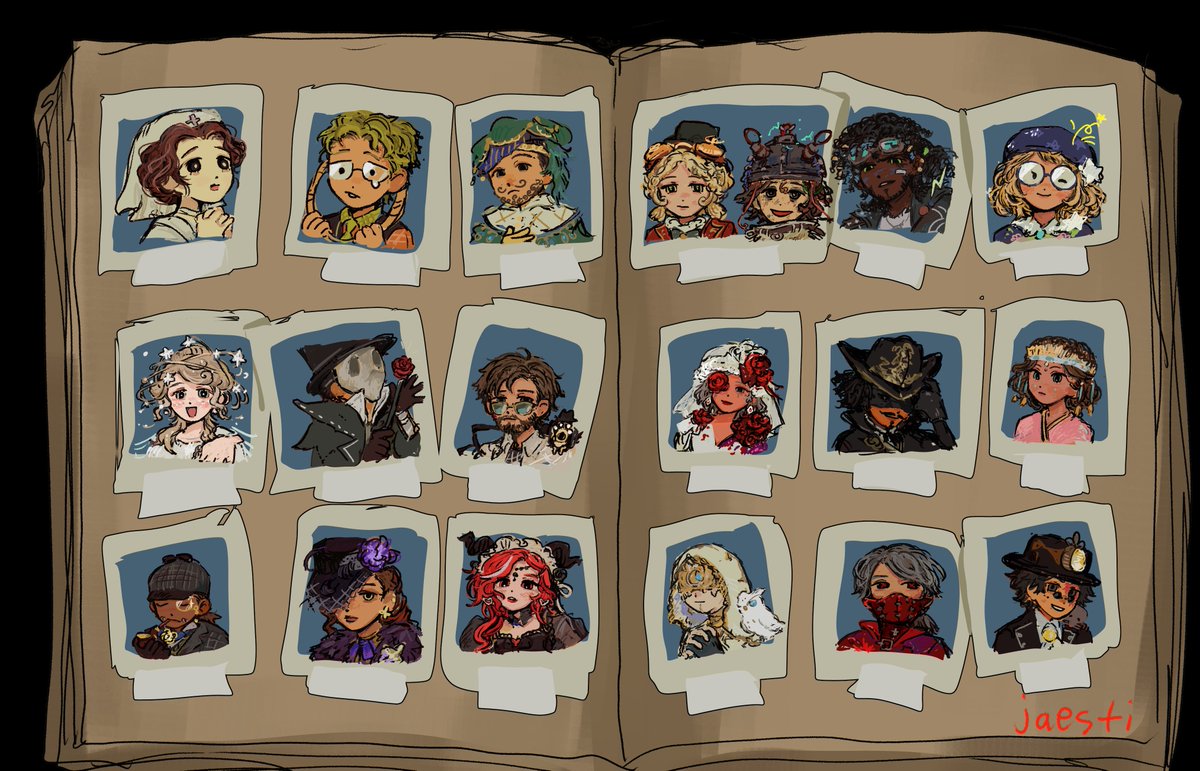 jaestiy's tweet photo. fav skin design for every survivor...
#identityv #第五人格 https://t.co/KjxyuBpHsZ
