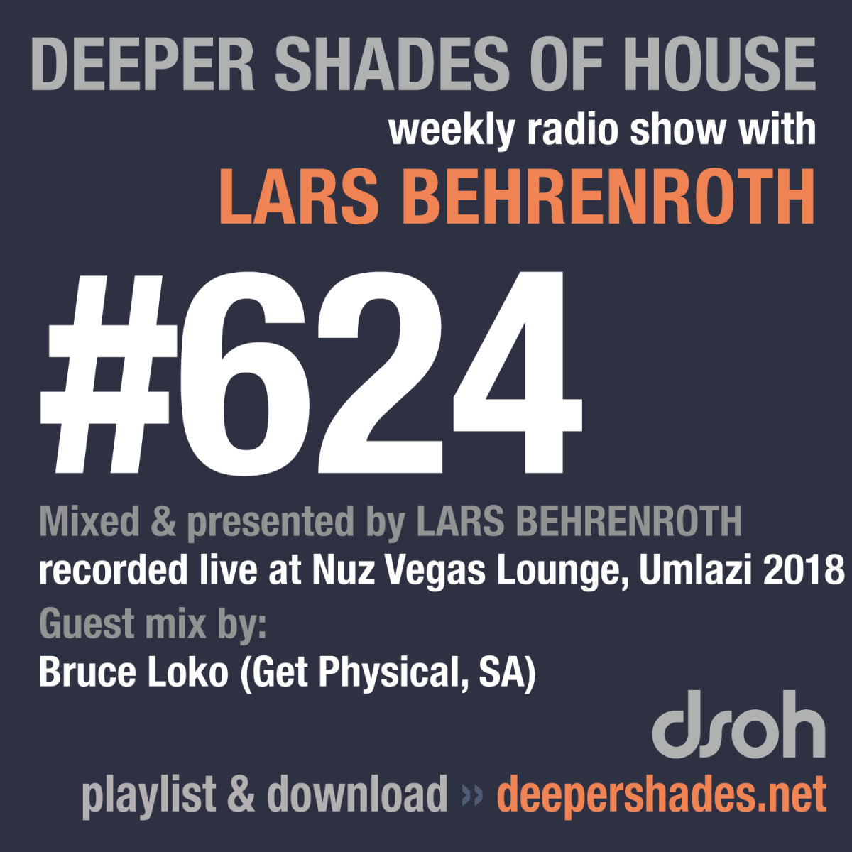 DeeperShades's tweet photo. #nowplaying on https://t.co/uJmvfxY063 : Lars Behrenroth w/ excl. guest mix by BRUCE LOKO (Get Physical, South Africa) - DSOH #624 Deeper Shades Of House #deephouse #livestream #dsoh #housemusic https://t.co/zGQpc4RU5F