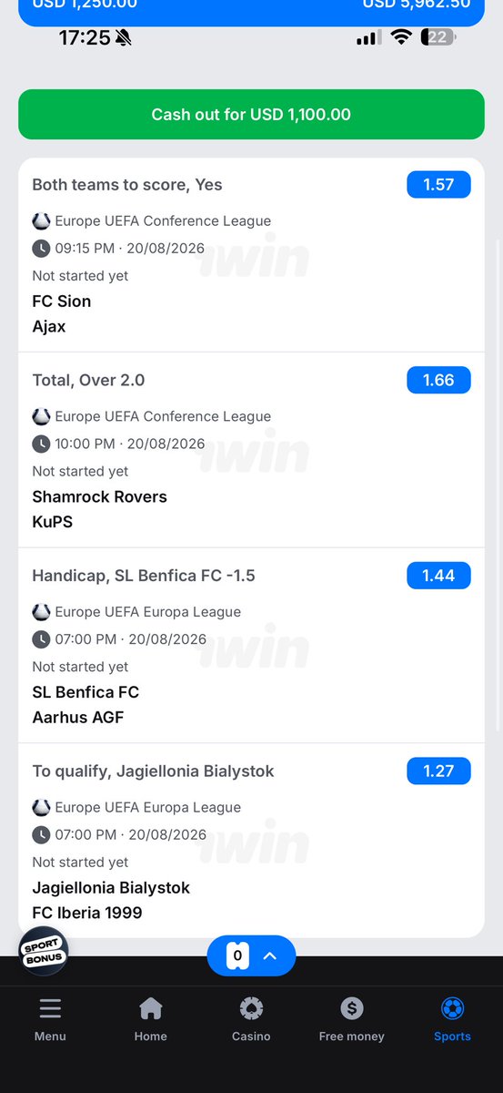 ricamax's tweet photo. 4.7x acca for today🏦

If PARLAY win I’ll giveaway 100$ to 2 person 50$ each🎁

RT this post for entry 💰 https://t.co/weCUizHmaE