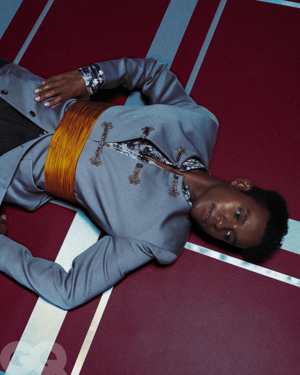 NIYMUSE's tweet photo. Jaafar Jackson for GQ Middle East Ph. by Callum Hutchinson, style by Danyul Brown https://t.co/O6Boz114BL
