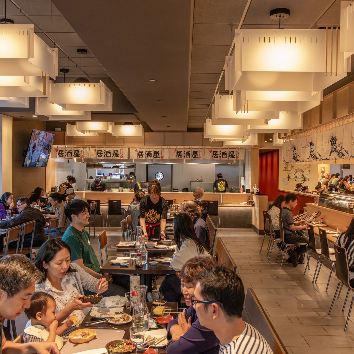 Centerbrook's tweet photo. Centerbrook partnered with @lesley_u to transform two retail spaces into the new homes of Izakaya Ittoku and Yume Ga Arukara. Custom details give each restaurant a distinct identity, while a refreshed facade brings new energy to Massachusetts Avenue. https://t.co/1pnzLBmwYa