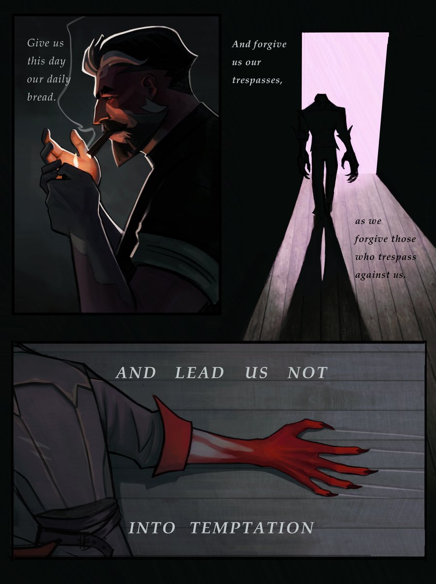godsbitten_'s tweet photo. The Lord's Prayer (1/2) #deadlock #venator #drifter https://t.co/XuROYpXGCW