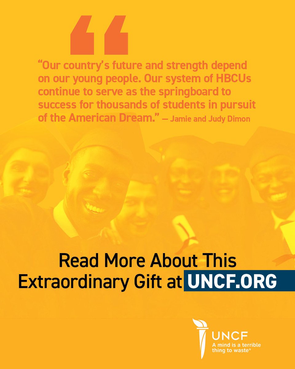 RemmingtonFB's tweet photo. Today is a major win for HBCUs. The DIMON. Foundation gifted 12 MILLION to HBCUs. The LARGEST donation in the foundations history. 

A person win for me: Shepherding this announcement to the world. 😭 https://t.co/nYWG3zVn8v