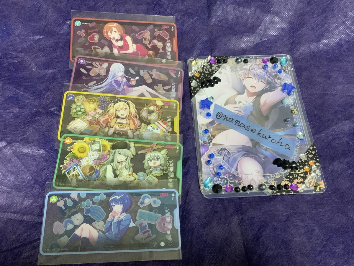 9696menasX's tweet photo. 【 交換 】 プロセカ メモステ

求 )) 別弾、異種／類 司
( バースデーのみ同種優先 )

譲 )) 画像1〜3
前↔前
後↔後 の交換優先
郵送希望📮
ご縁がありましたらよろしくお願いします https://t.co/zCivzfmo70