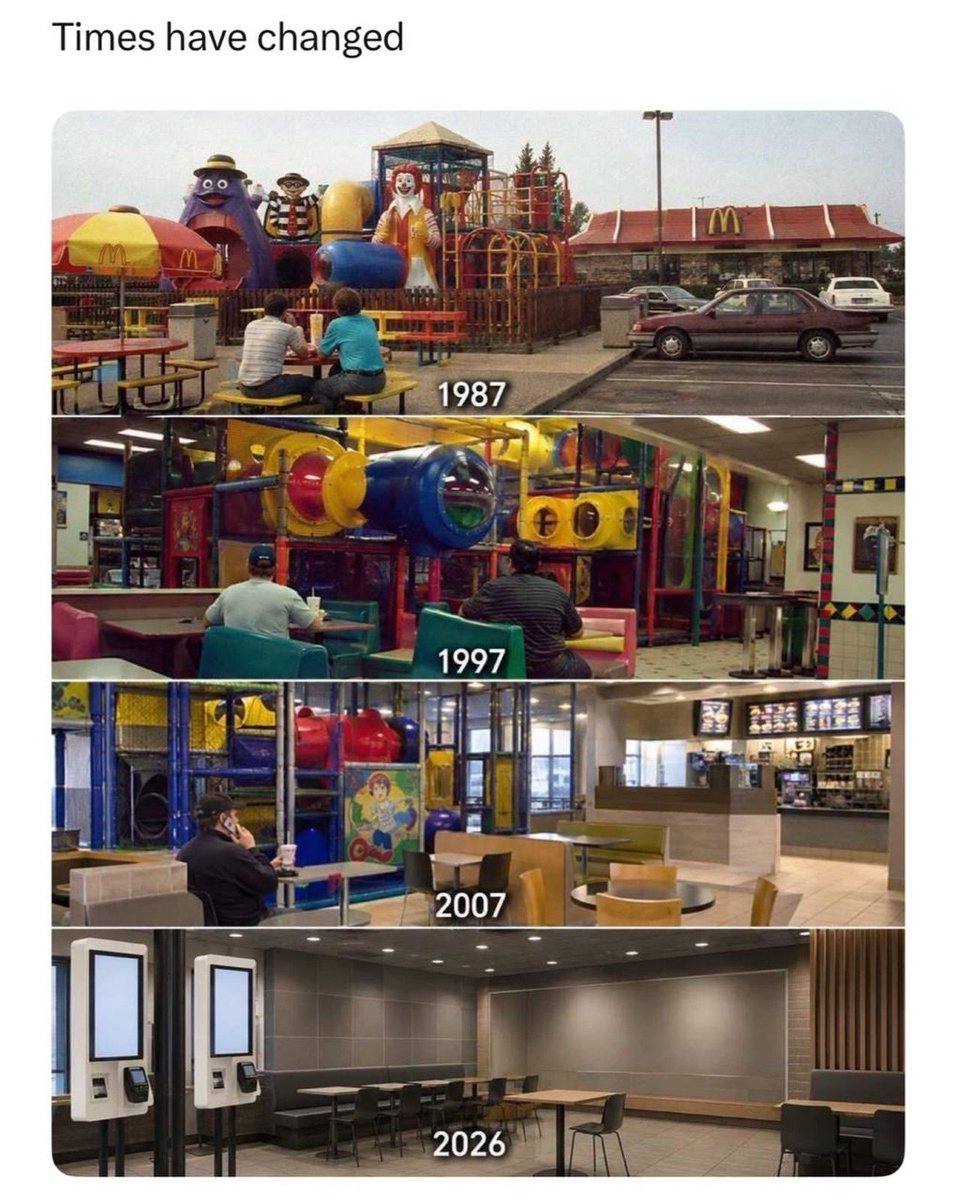 GrowingUpRetro's tweet photo. McDonald's ruined McDonald's. https://t.co/Wcslh57zNX