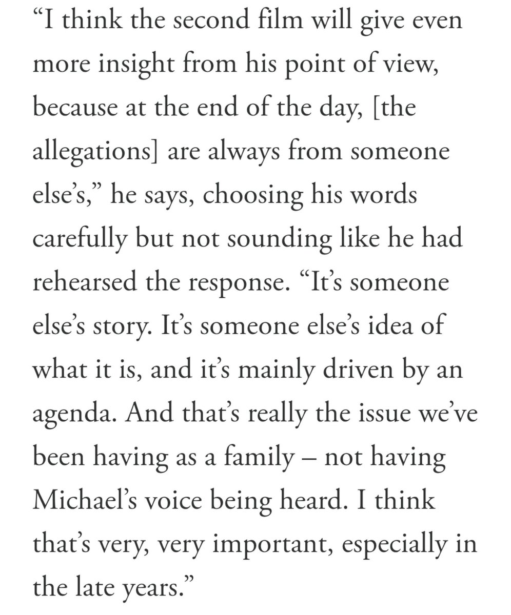 MJJAAFARX's tweet photo. Jaafar talks about the sequel if would delve into the criticisms and allegations Michael faced. https://t.co/C0FY9gIZND