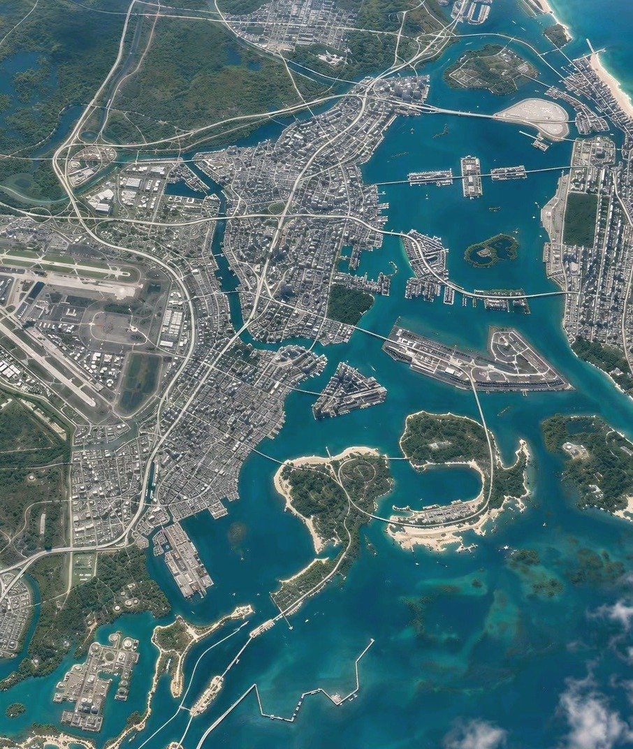 GameEvan_'s tweet photo. 🗺️ UMA VISÃO ESTENDIDA DO MAPA DE GTA 6

Cada novo detalhe deixa o mapa ainda mais impressionante. 👀🔥

Se essa representação estiver próxima do mapa final, GTA 6 pode entregar um dos maiores e mais detalhados mundos já criados pela Rockstar.

#GTA6 #GTA6Leaks #RockstarGames https://t.co/1HOKgRiodx
