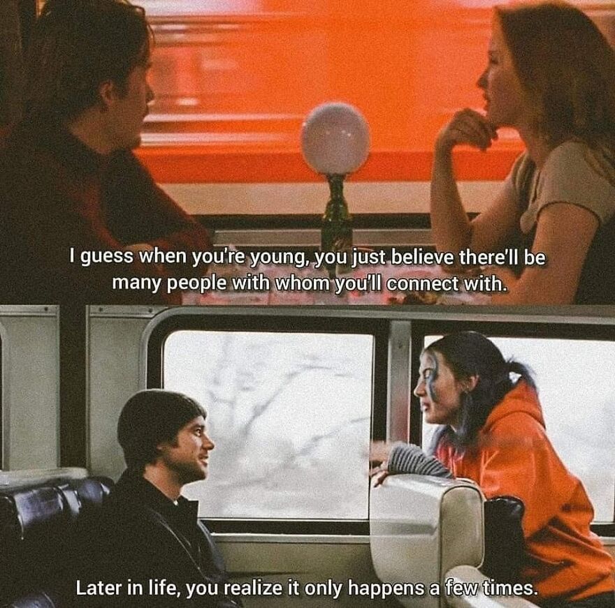 MOVIEMEMORlES's tweet photo. Before Sunrise (1995) &amp;
Eternal Sunshine Of The Spotless Mind (2004) https://t.co/kt73pN3TLi