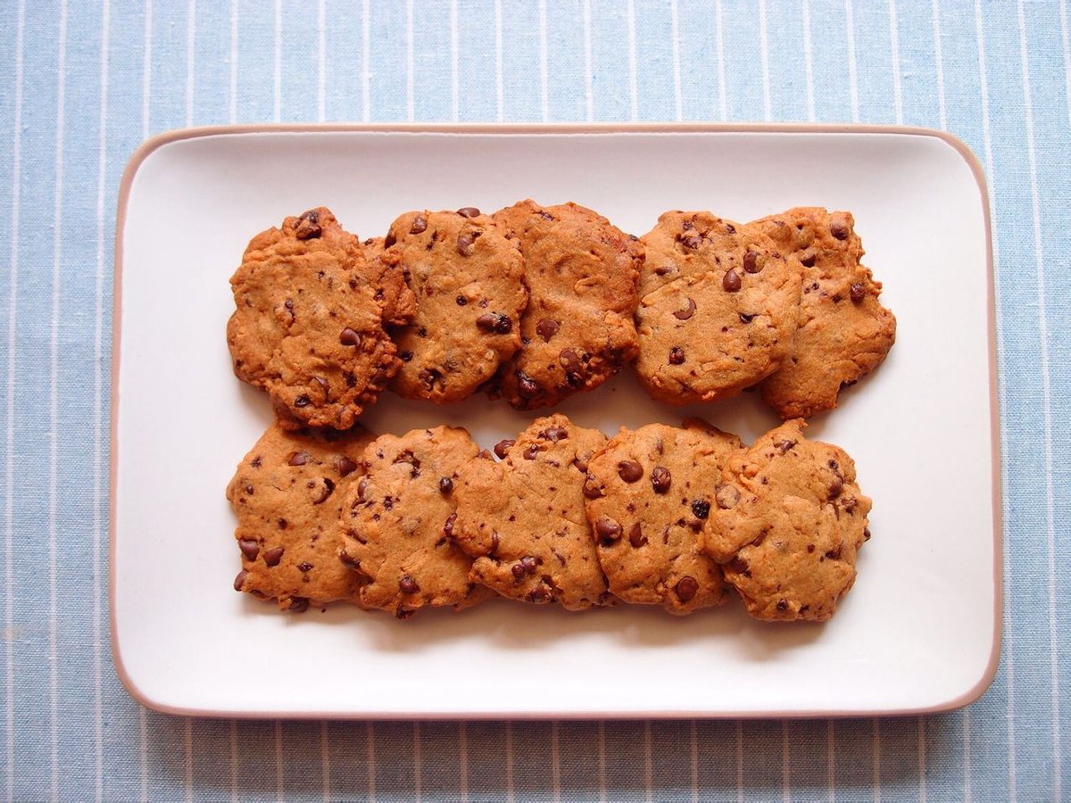 Hesseinrawy's tweet photo. Just had the coziest weekend baking session! Fluffy chocolate chip cookies fresh out the oven = pure joy https://t.co/i1rJZcp6yL