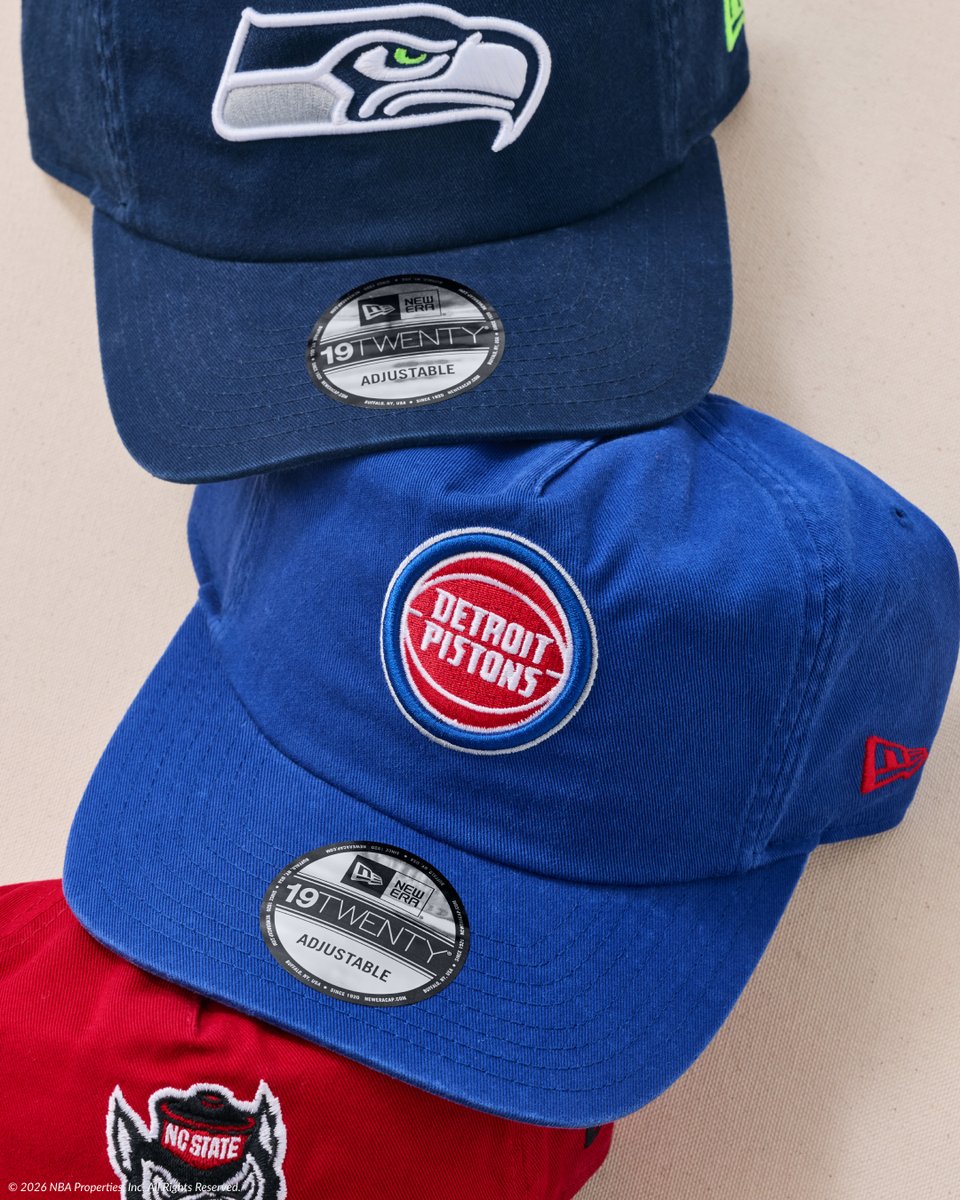 NewEraCap's tweet photo. Discover our casual, retro-inspired silhouette in a range of styles from the NFL, NBA, and more. Shop the adjustable 19TWENTY® now at New Era. https://t.co/gNW5MDAuTh https://t.co/Z0uZMrXkYR