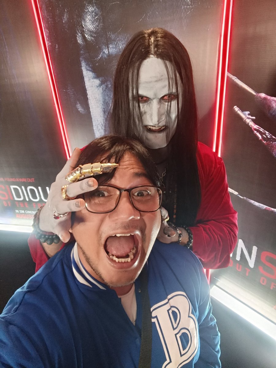 toper_fermin's tweet photo. with @PrinceDGZMN as Cyrus after watching the special advanced screening of "Insidious: Out of the Further" at SM Megamall

#InsidiousOutOfTheFurther https://t.co/Wgl0icehzF