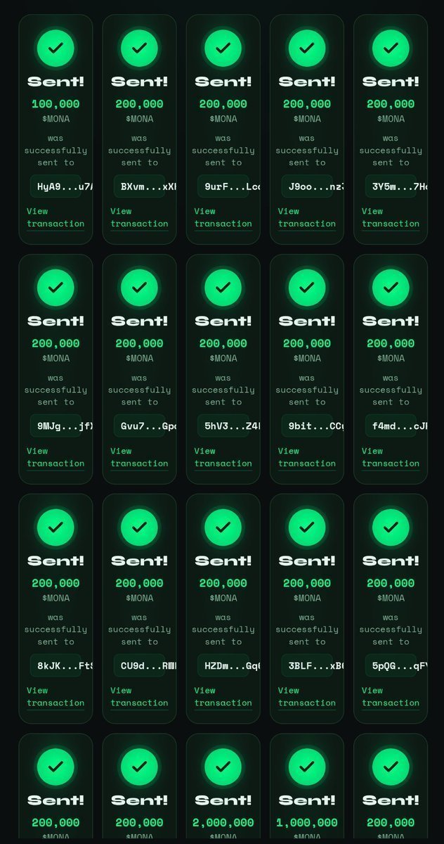 Monasolanatoken's tweet photo. CLAIM 200,000 $MONA

STEP 1 : 💟 &amp; 🔁 + Follow 🔔
STEP 2 : Drop your #Solana address 

First 333 $SOL Address https://t.co/upZqZqxeHo