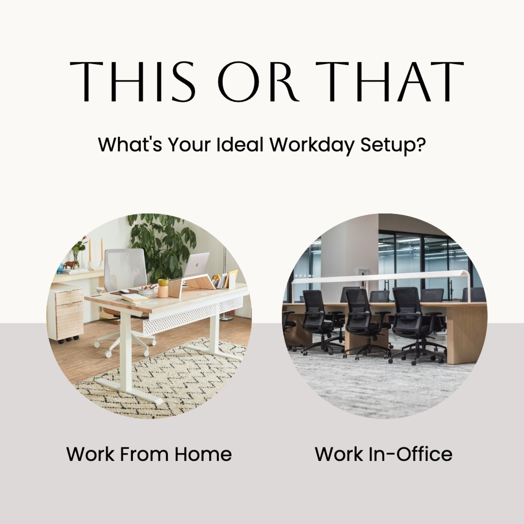 Ruthieee79's tweet photo. For some, working from home means prioritizing a dedicated office, extra space, and a setup that supports productivity without leaving the house.

Others prefer the structure, collaboration, and separation that come with heading into the office each day.

Which do you prefer? https://t.co/nwLtQQX1ny