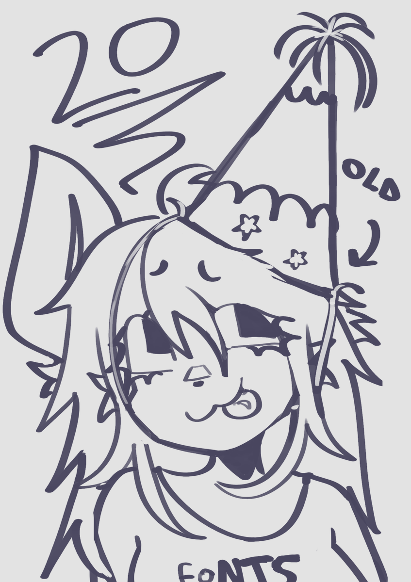 girlyburger's tweet photo. its a doodle birthday!!!! https://t.co/Uc9VOFazFm