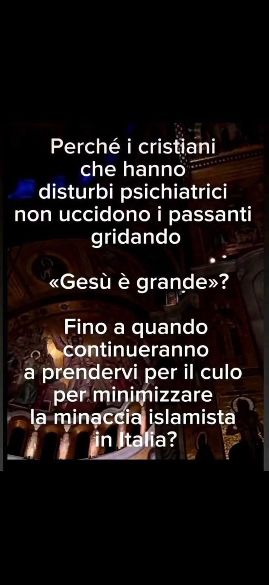 ninabecks1's tweet photo. Già, perché? https://t.co/EkCZWaQ80E