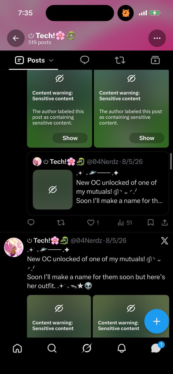 04Nerdz's tweet photo. Ay why tf is Twitter censoring me😭?!? HOW DO I FIX THIS?!? My friend sent me this https://t.co/Ec1QFZpW6j