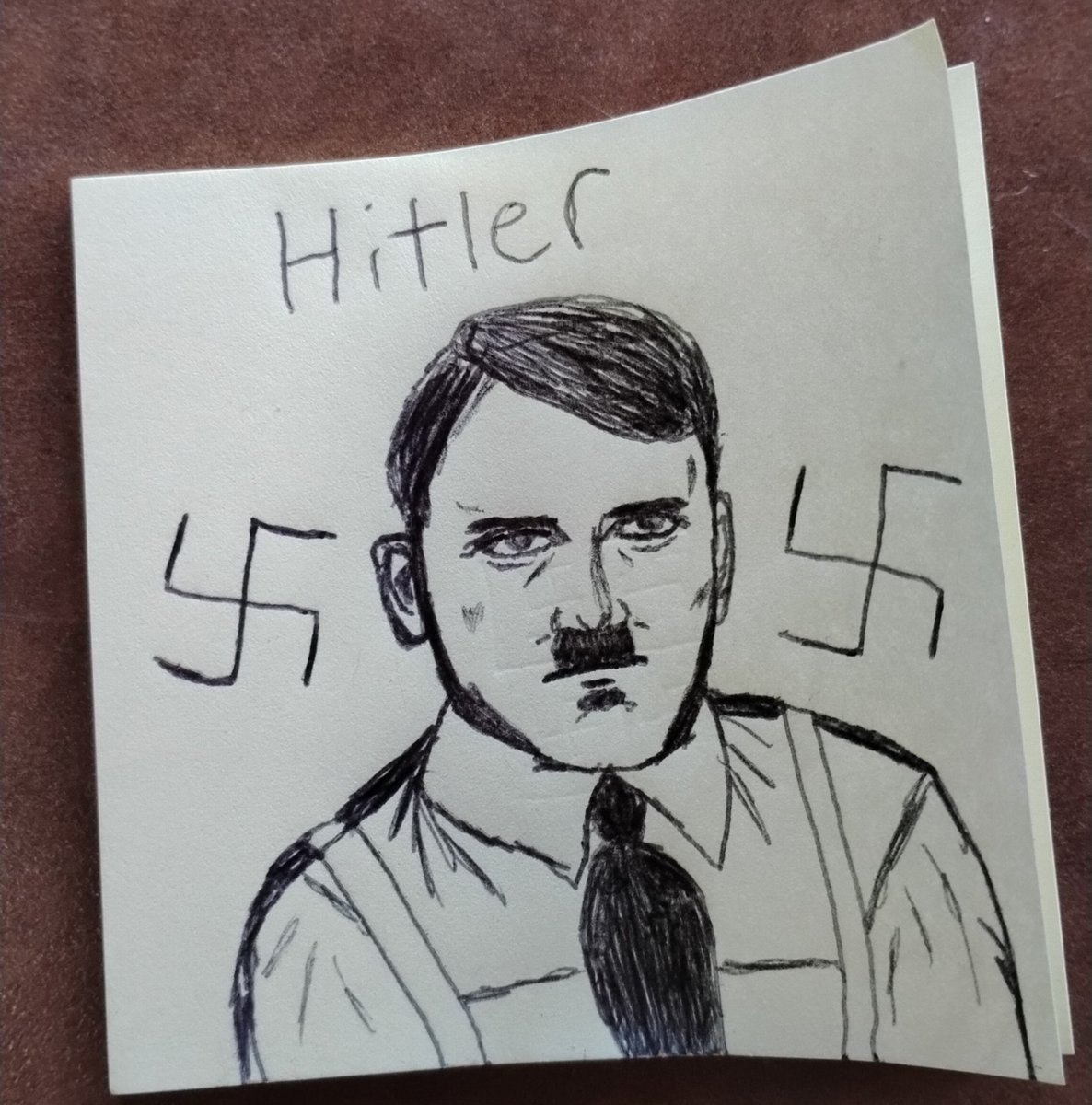 Cowboyyamnaya's tweet photo. When you're bored at work 
Just doodle! https://t.co/6QlNSdI5h8