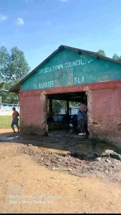 _DCPTV's tweet photo. The state of Oyugis Slaughter House in Homabay County. 
This one they will also blame marginalization 😁. https://t.co/58PWEiRWfT