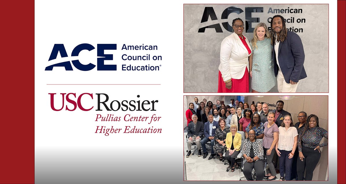 USCPullias's tweet photo. .@USCPullias is honored to partner with @ACEducation on the ACE Fellows Program. The opening retreat, held earlier this month in Washington DC, gathered together the 2026-27 Fellows from across the country. Our Elizabeth Holcombe and @SteveD1914 not only organized the retreat, but also created and led the leadership curriculum, facilitating a rigorous conversation about leadership and higher education. We look forward to future retreats with this brilliant cohort of leaders!

https://t.co/O6St988E6A

@USCRossier, @AdriannaKezar, @royeljohnson, @ZCorwin