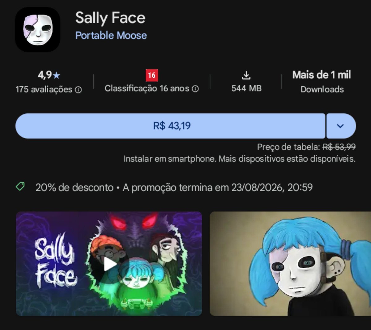 markrealkkj's tweet photo. Como assim lançou sally face pra celular??? E tá 43 real vsfd https://t.co/gQ2gVJhRFx