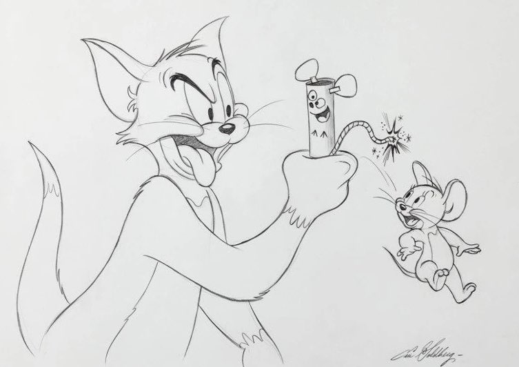 CutestNeko's tweet photo. #tomandjerry A dynamite sketch by Eric Goldberg 🤩😎😆👌. https://t.co/K4cEIvq609