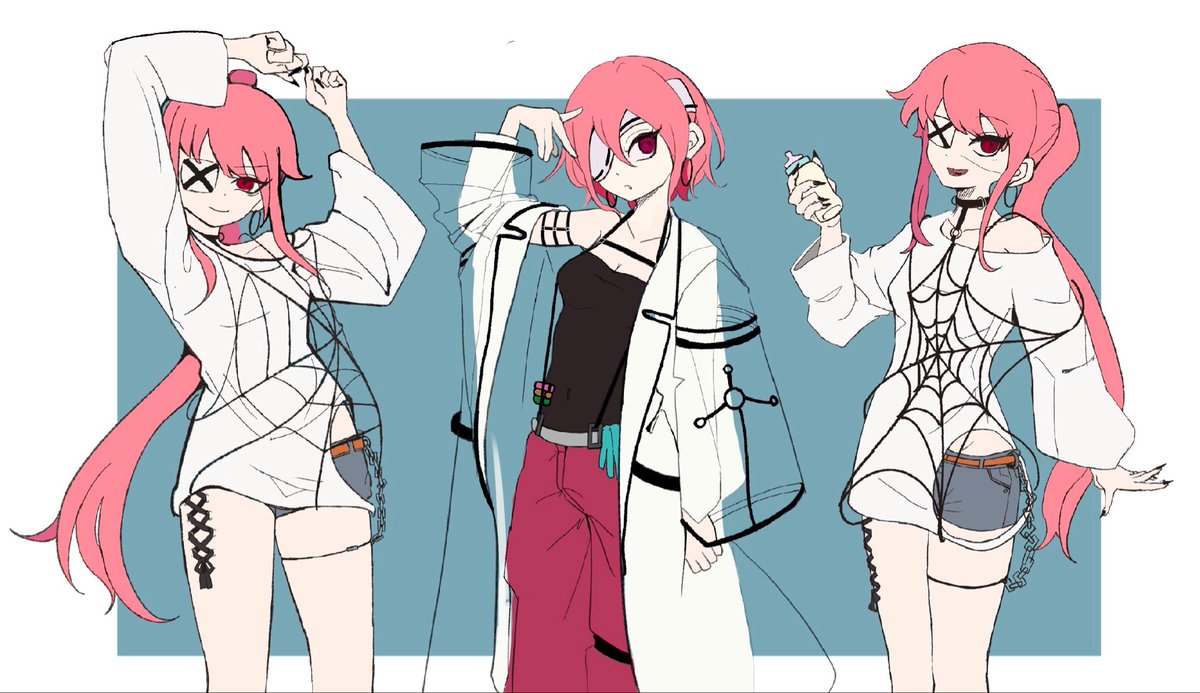 aritogirigiri's tweet photo. #イラスト
#oc
動画作ろうとして諦めたやつ
（ポーズ集を参考にしています） https://t.co/BIovZgfZnt
