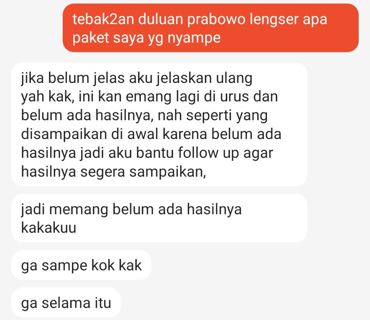 scorpiyu's tweet photo. saking udah gemesnya gua paket nyangkut di spx dua minggu😭😭😭😭😭😭 https://t.co/Roeh8gmqTb